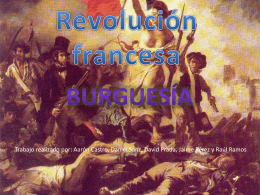 trabajo revolución francesa. Burguesía
