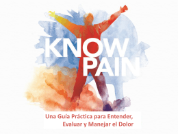 Know Pain in General - Know Pain Educational Program