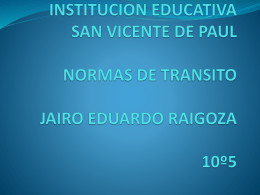 INSTITUCION EDUCATIVA SAN VICENTE DE PAUL NORMAS DE