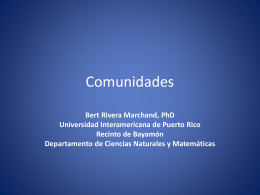 Comunidades - Universidad Interamericana de Puerto Rico