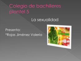 sexualidad - valeriarojas95