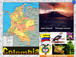Ave nacional de Colombia
