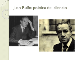 Juan Rulfo: poética del silencio