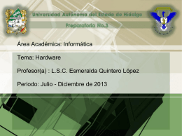 Hardware (1) - Universidad Autónoma del Estado de Hidalgo