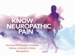 Carga de enfermedad - Know Pain Educational Program