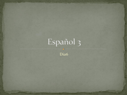 Español 3 - JenniferWall