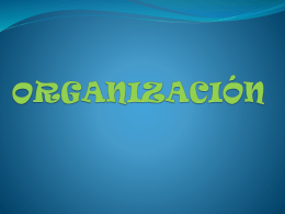 ¿que es organización?