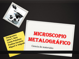 Microscopio Metalográfico - ciencia