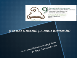 PPT29 - Asociación Mexicana de Metodología de la Ciencia y