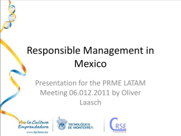 Diapositiva 1 - Principles for Responsible Management Education