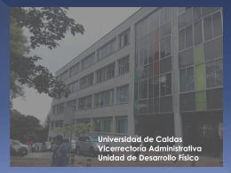 Diapositiva 1 - Universidad de Caldas