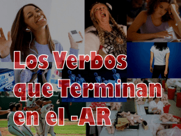 AR Verb Intro updated fall to include avancemos