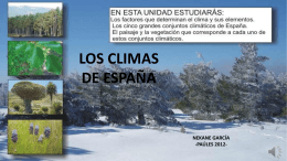 Los climas de España (Nekane García)
