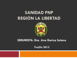 SANIDAD PNP Región La Libertad