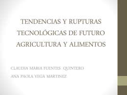 RUPTURAS TECNOLOGICAS DE FUTURO