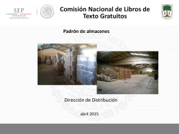 Presentación de PowerPoint - Comisión Nacional de Libros de