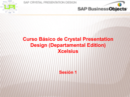 Crystal Presentation Design Sesion 1