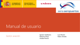 Manual de usuario Gestor aviación Ignacio Galdeano Luis Pessini