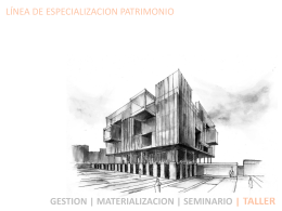 pat taller ix - x - Escuela de Arquitectura