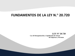 Fundamentos Ley Concursal.