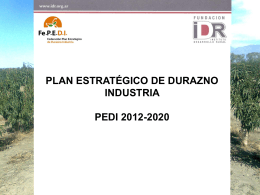 Jornada - Federación Plan Estratégico de Durazno para Industria