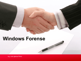Windows Forense - Technet Gallery