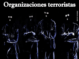 Organizaciones terroristas