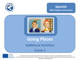 Activity 2.1 - Going Places with Languages in Europe