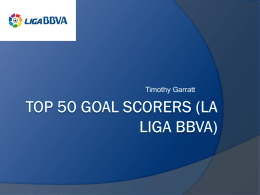 Goals in Liga BBVA