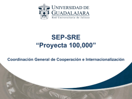 SEP-SRE Proyecta 100000
