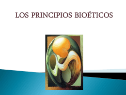 Los principios bioéticos