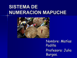 numeros mapuches