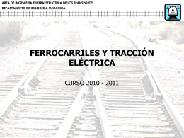 FERROCARRILES Y TRACCION ELÉCTRICA
