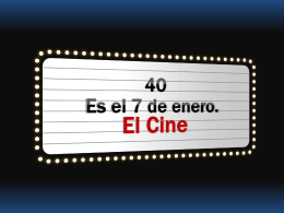 El Cine (#40