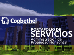 Presentación de PowerPoint - Inmobiliaria y constructora coobethel