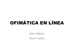 Ofimática en línea- Alex Albors, Paco Fuster.