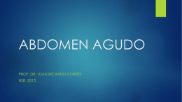 Abdomen Agudo Cuevas. HR