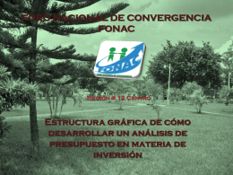 Diapositiva 1 - Foro Nacional de Convergencia