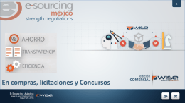 comercial - E-Sourcing México
