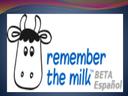 Ventajas de Remember the milk Que hace
