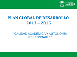 Diapositiva 1 - Dirección Nacional de Planeación y Estadística