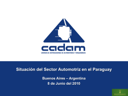 Situación del Sector Automotriz en el Paraguay