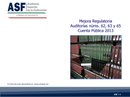 Diapositiva 1 - Auditoría Superior de la Federación