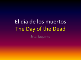 El día de los muertos The Day of the Dead - unh-ed627-w13