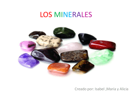 Los minerales 1 - Colegio Público Ana Soto