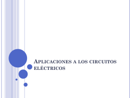 Aplicaciones a los circuitos eléctricos - utp