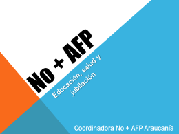 Presentación No + Afp