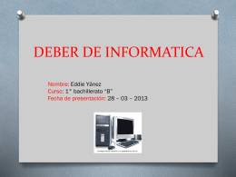 DEBER DE INFORMATICA - InformaticaLiceodelSur