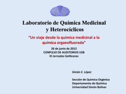 Lab. Química medicinal - Universidad Simón Bolívar