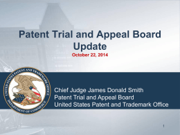 Brief PTAB Trial Overview 10 23 14
